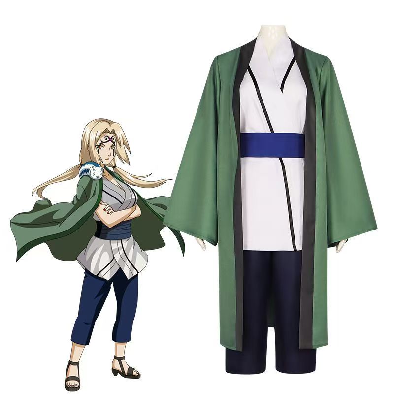 Cosplay Anime Tsunade - Tsunade Cosplay Costume Full Set Fifth