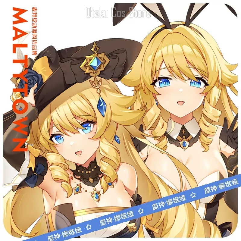 Anime Cosplay Japanese - Genshin Impact Navia Anime Cosplay Dakimakura