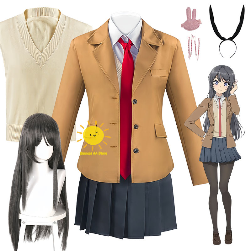 Anime Cosplay Bunny - Anime Sakurajima Mai Cosplay Rascal Does