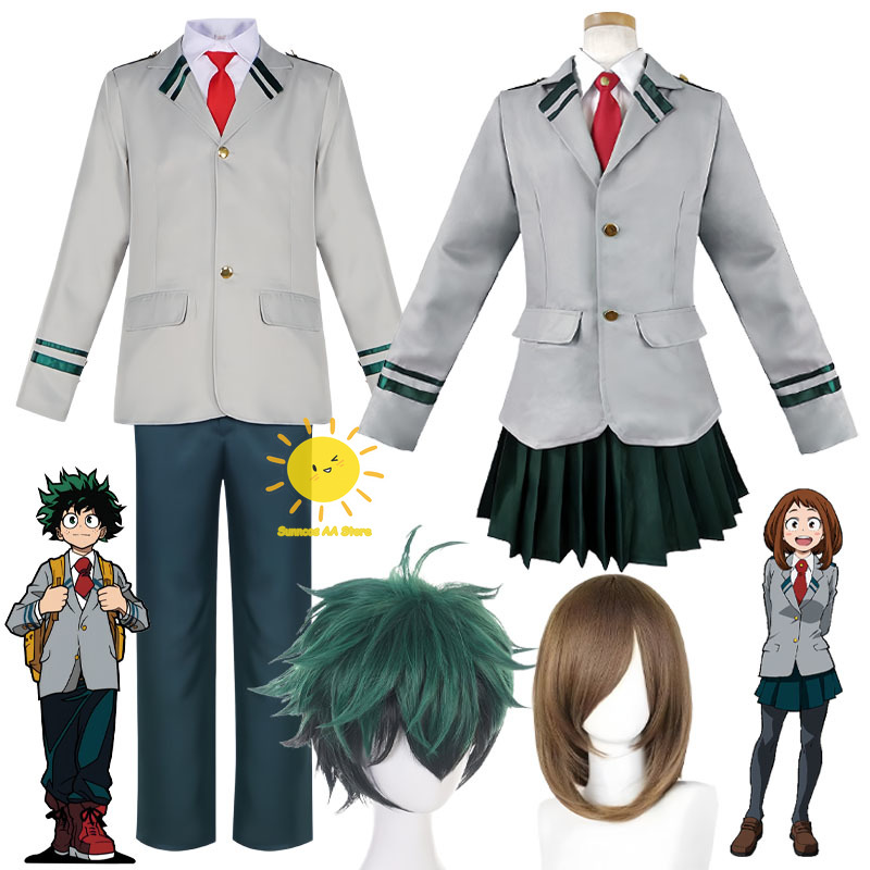 Anime Cosplay Dance - Anime Midoriya Izuku Ochaco Uraraka Cosplay