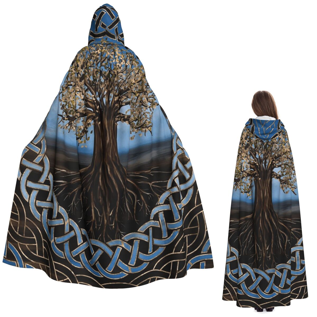 Anime Cosplay Drawing - Celtic Tree Of Life Yggdrasil Drawing
