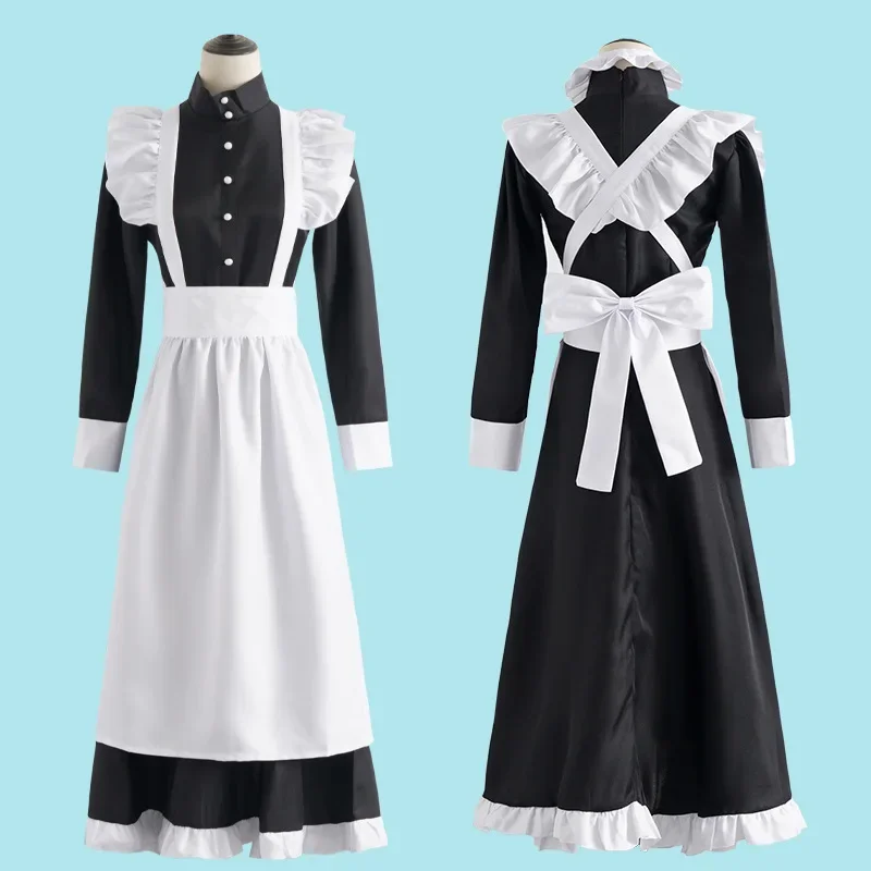 Anime Cosplay Shop - Classic Black White Maid British Style