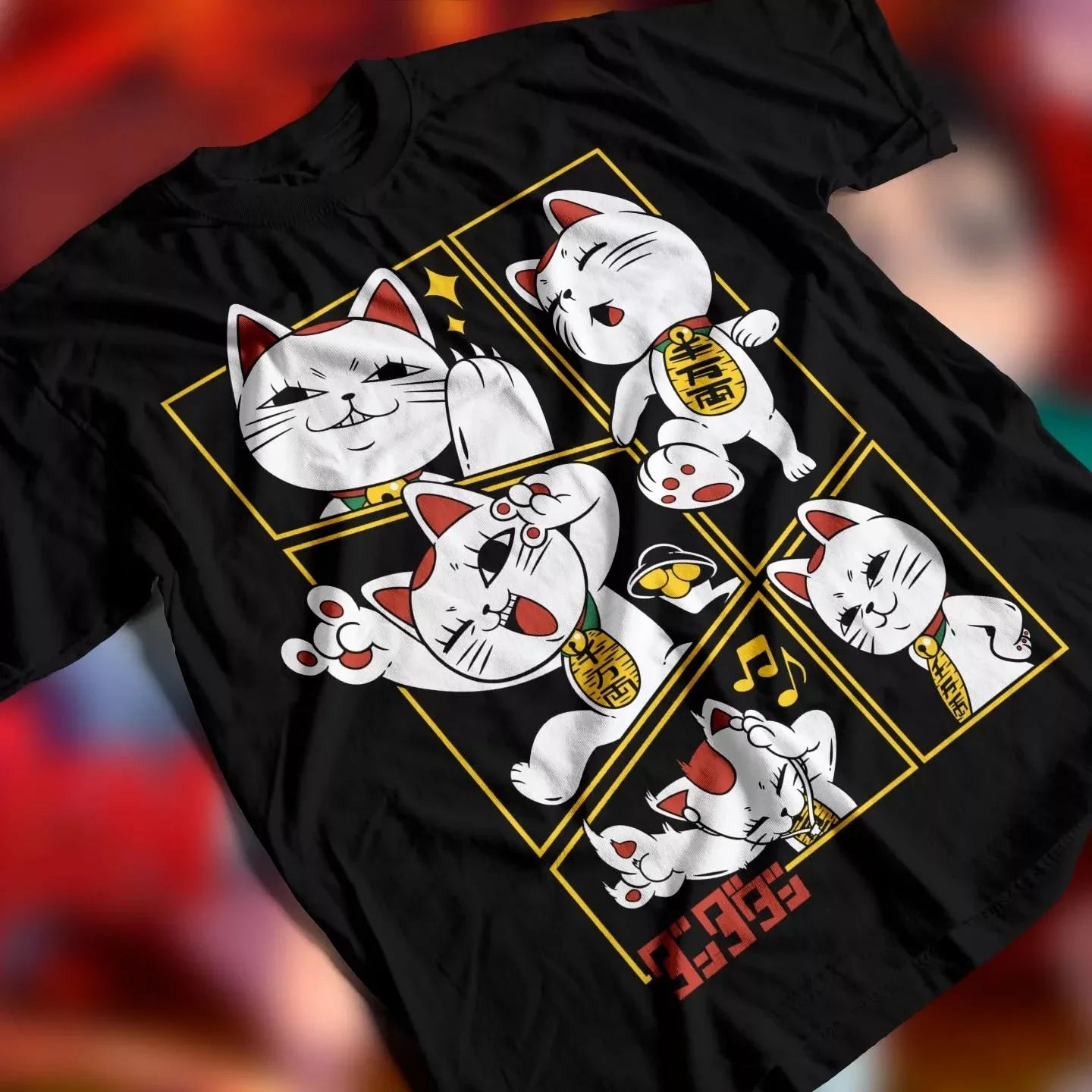 Cosplay Anime Basic - Popular Dandadan Maneki Neko Multi Panel