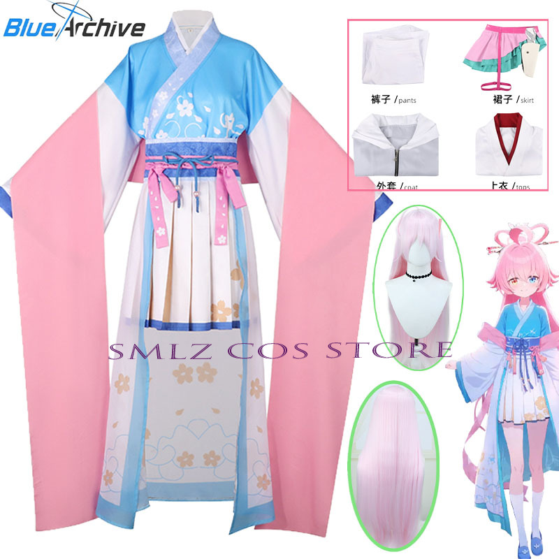 Anime Cosplay Pink - Game Blue Archive Takanashi Hoshino Cosplay