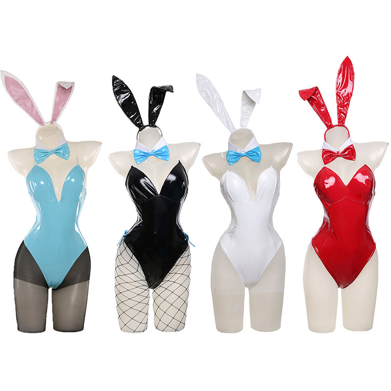 Anime Cosplay Bunny - Kakudate Karin Bunny Cosplay Costume Blue