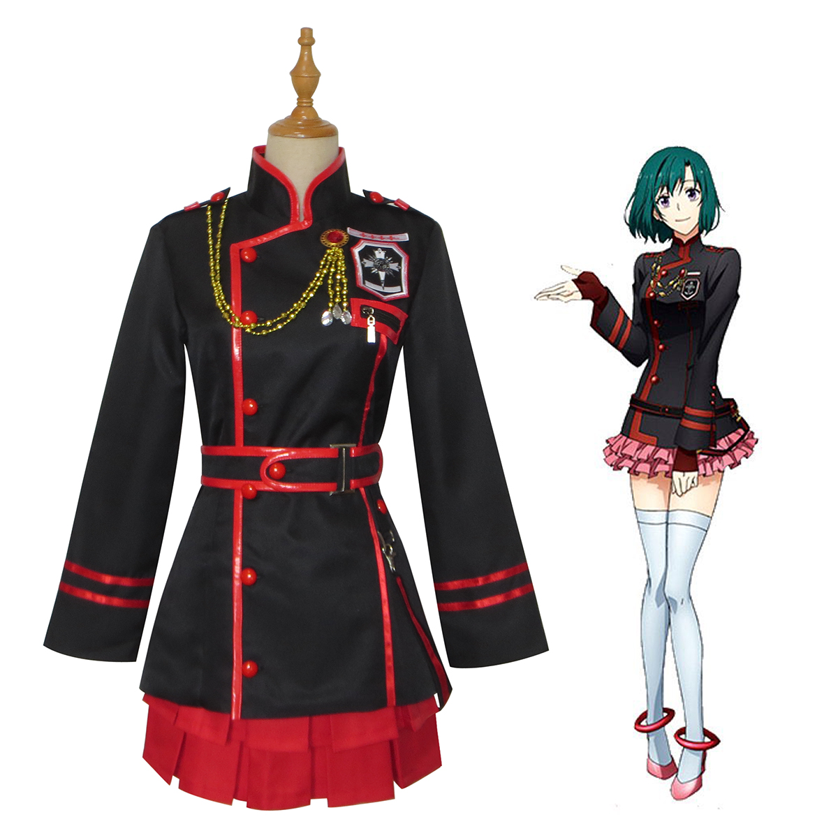 D.Gray-Man Lenalee Lee Black O - Cosplay Anime Black 评论和价格