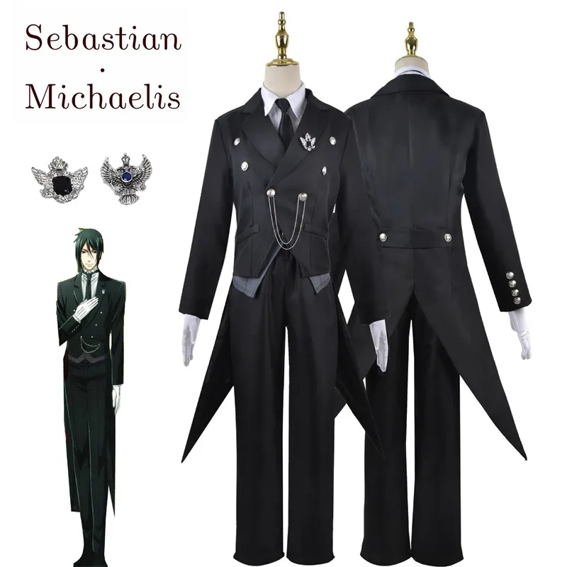 Black Butler Sebastian Michael - Cosplay Anime Black 评论和价格
