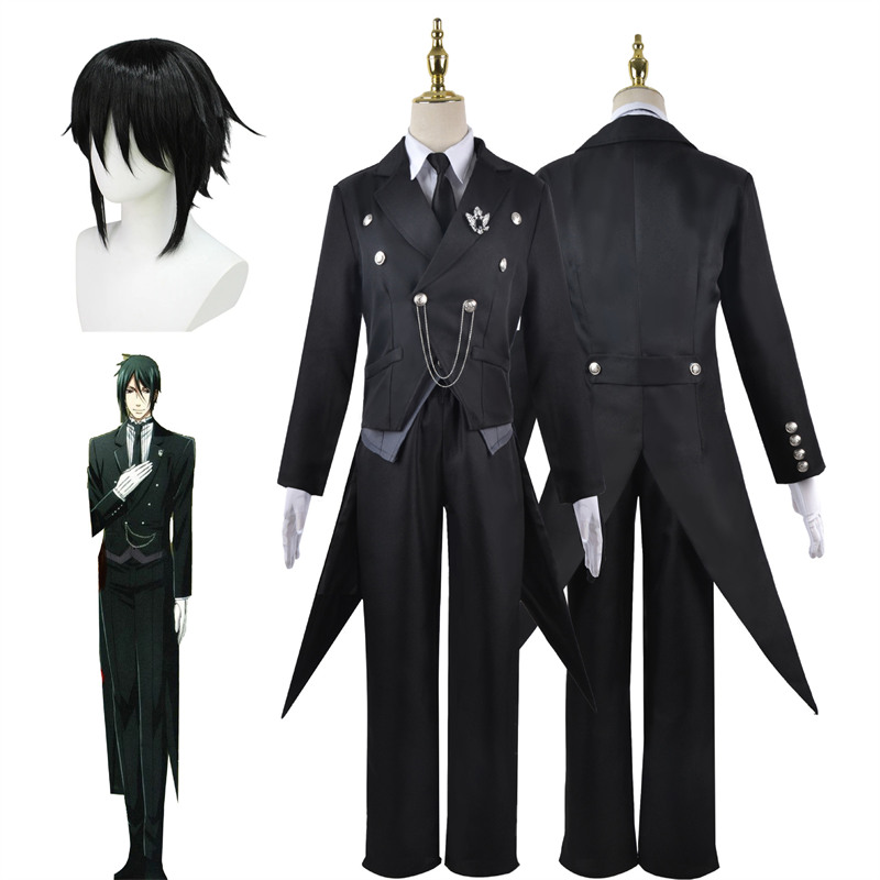 Black Butler Sebastian Michael - Cosplay Anime Black 评论和价格
