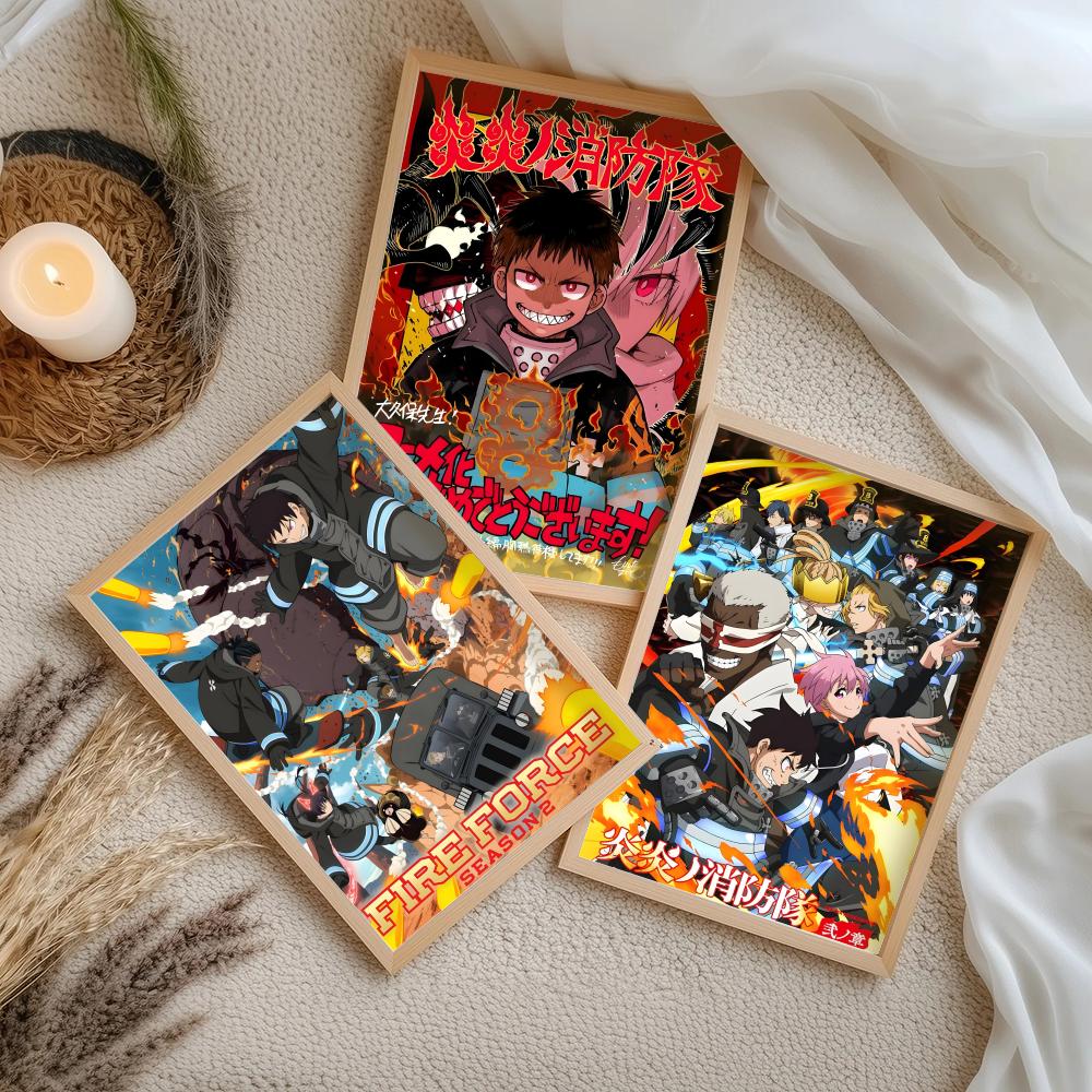 Anime F-Fire Force Poster Deco - Black Clover Grimoire 评论和价格