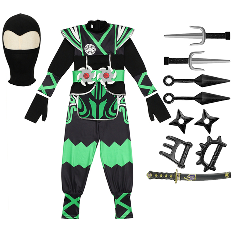 Japanese Ninja Costume Set for - Anime Cosplay Boy 评论和价格