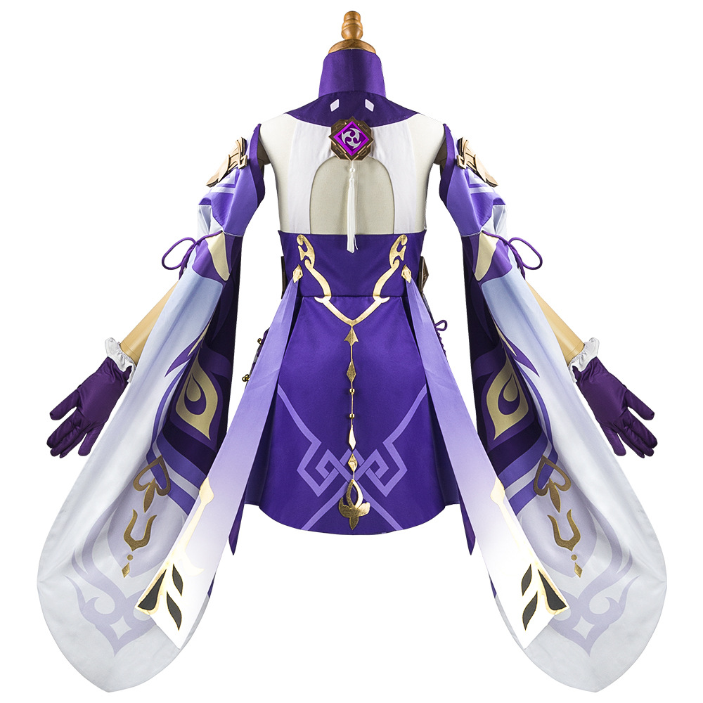 Genshin Impact Keqing Cosplay  - Anime Cosplay Outfits For Women 评论和价格