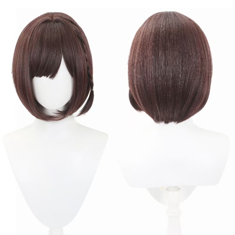 Synthetic Long Pink Wig Inspir - Anime Cosplay Drawing 评论和价格