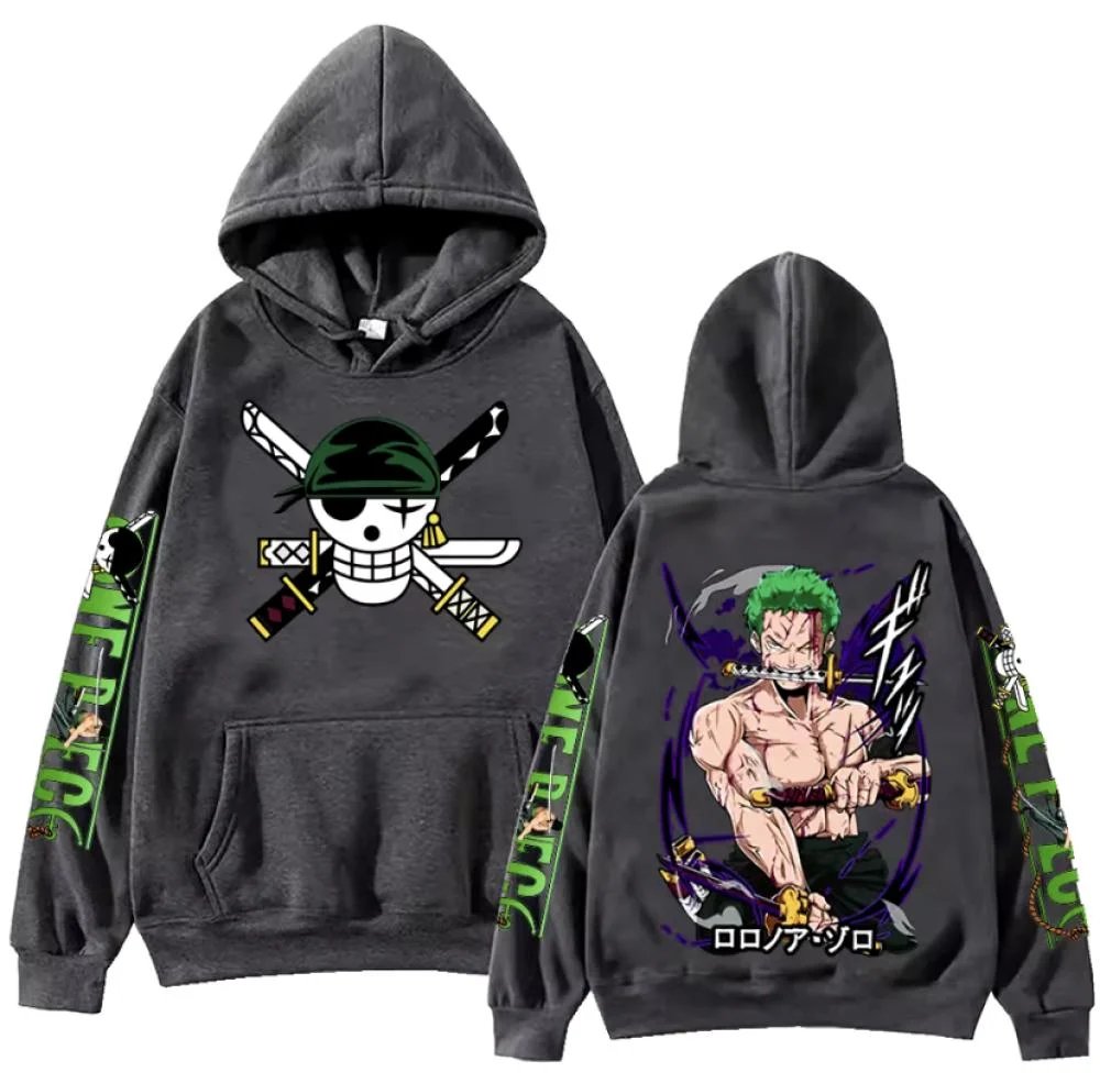One Piece Zoro Anime Hoodie Sw - Anime Cosplay Shop 评论和价格