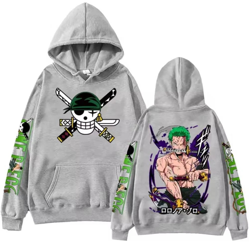 One Piece Zoro Anime Hoodie Sw - Anime Cosplay Shop 评论和价格