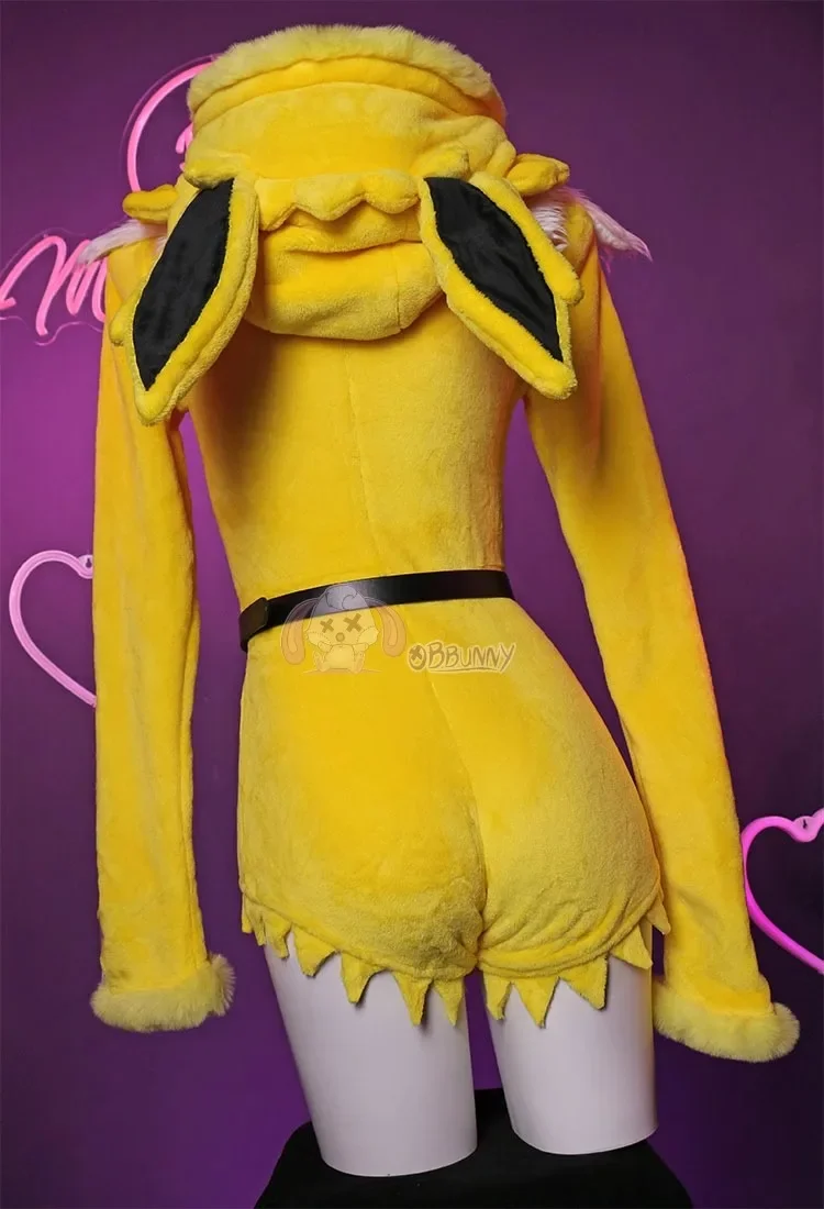Sexy Deep V Hooded Bodysuit So - Anime Cosplay Bunny 评论和价格