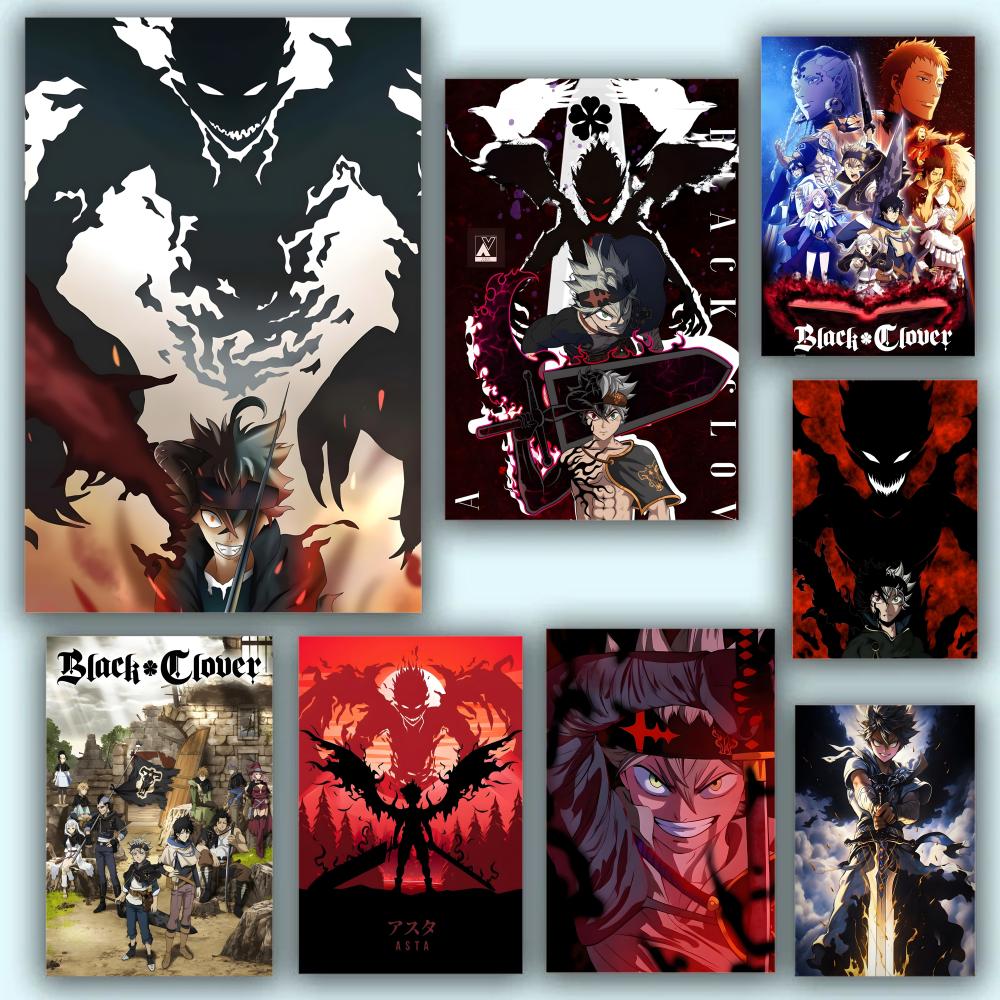 Poster HD Anime Hot Theme Sing - Black Clover Grimoire 评论和价格