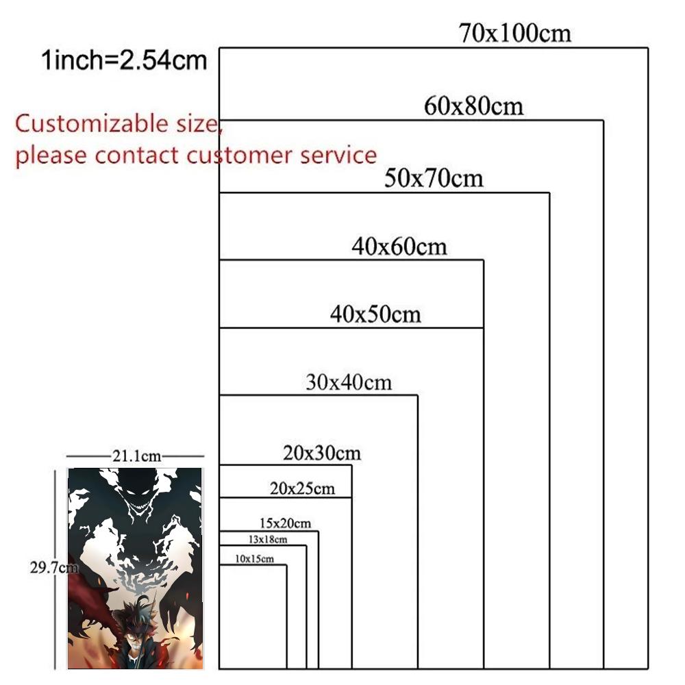 Poster HD Anime Hot Theme Sing - Black Clover Grimoire 评论和价格