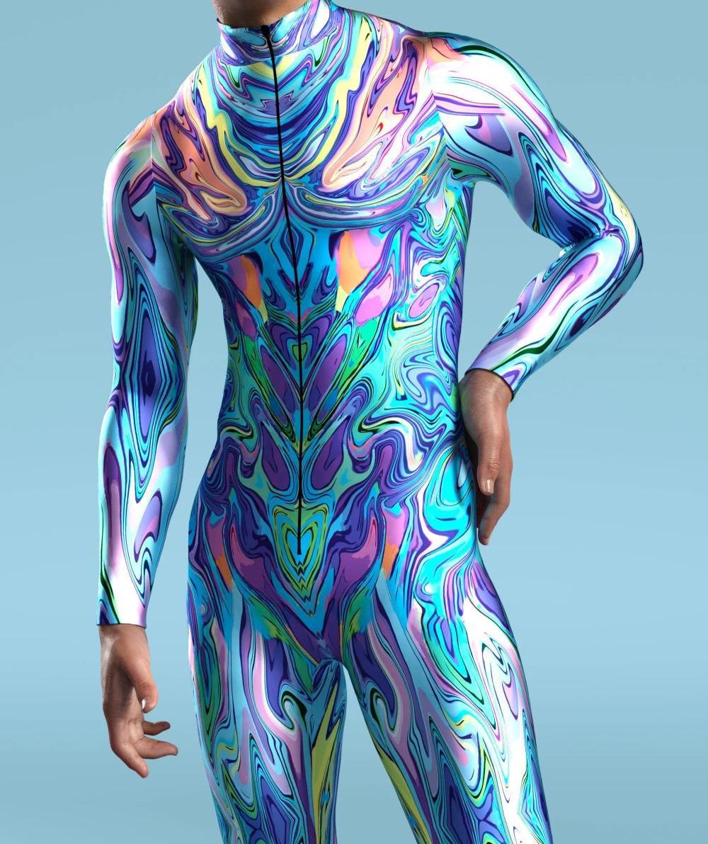 CyberPunk Jumpsuit Cool Colore - Anime Cosplay Drawing 评论和价格