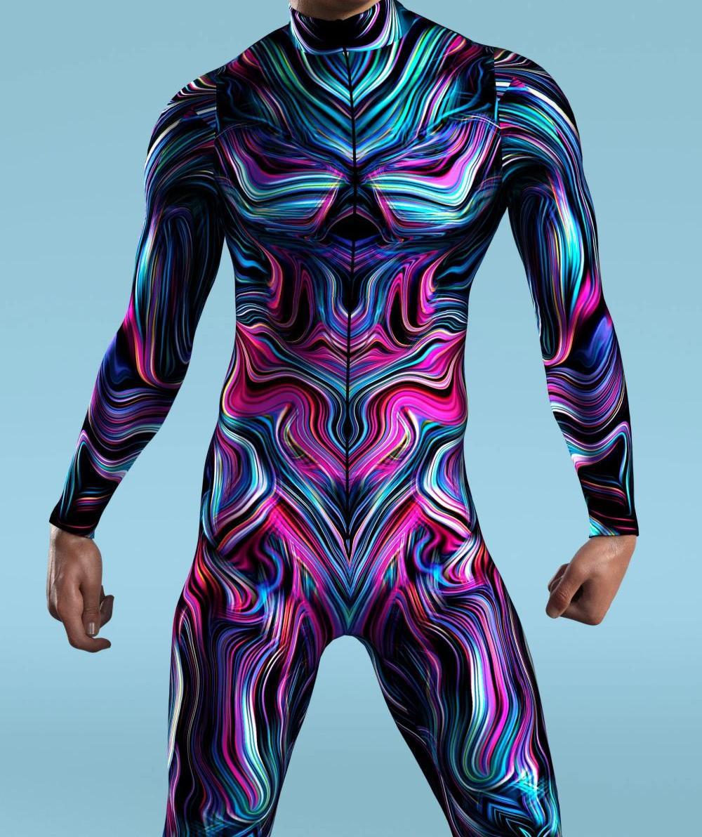 CyberPunk Jumpsuit Cool Colore - Anime Cosplay Drawing 评论和价格