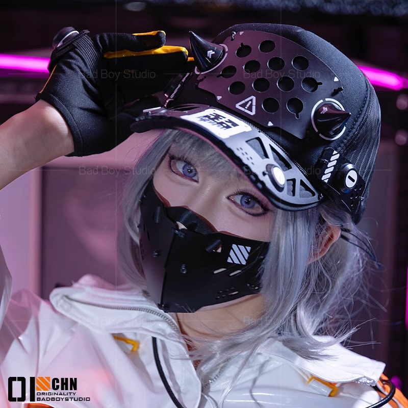 2025 Game Cyberpunk Cosplay Ma - Anime Cosplay With Mask 评论和价格