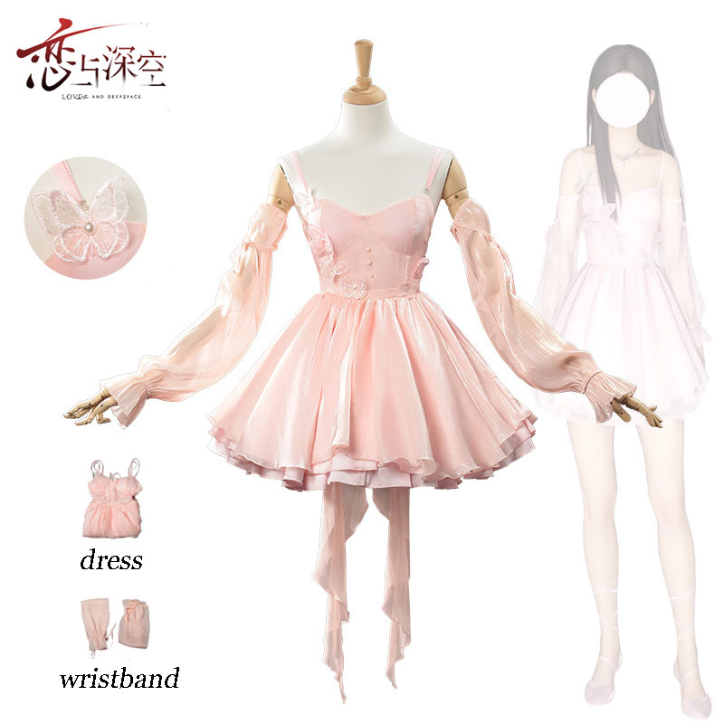 Otome Game Love and Deepspace  - Anime Cosplay Pink 评论和价格