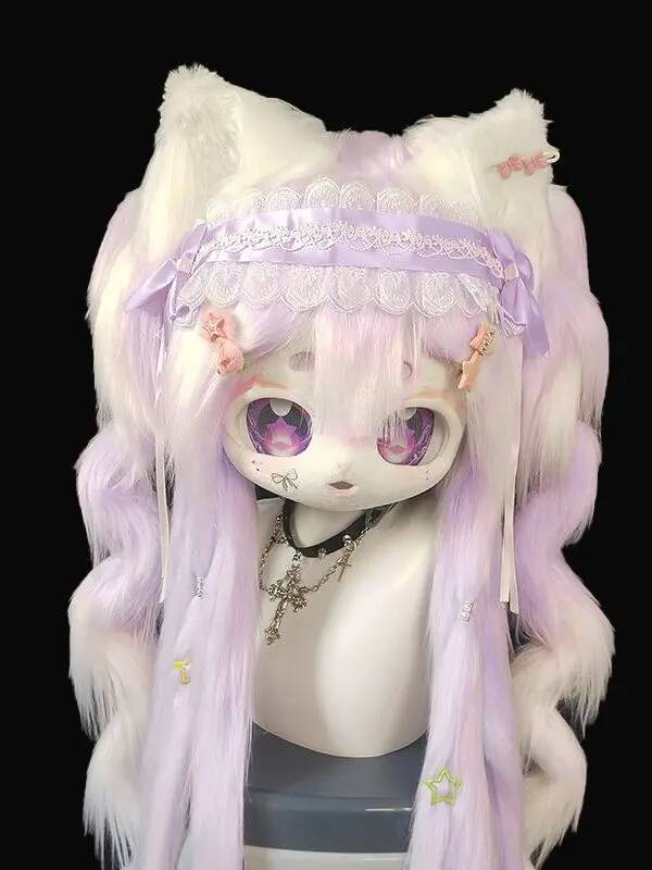 Handmade Kig Fursuit Head, Cut - Anime Cosplay With Mask 评论和价格